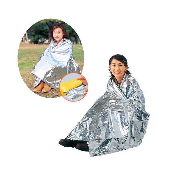 Portable Waterproof Emergency Space Rescue Thermal Mylar Blanket 1.3 x 2.1m Portable Waterproof Emergency Space Rescue Thermal Mylar Blanket 1.3 x 2.1m